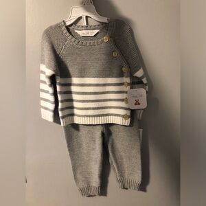 NWT knit piece set 6-9 months